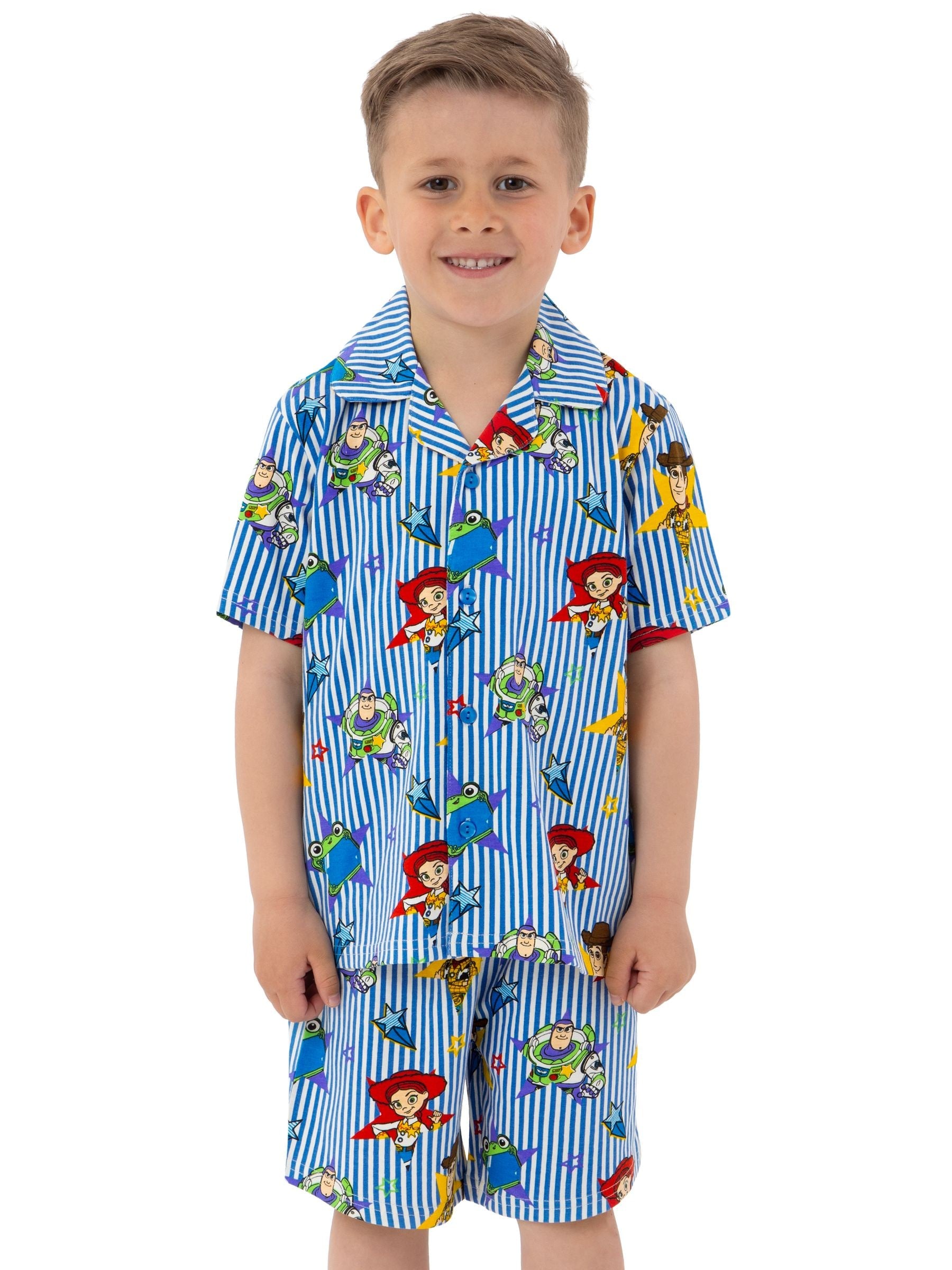 Dsiney Kidz - Character Blue Disney Toy Story Button Up Short Sleeve Pyjamas image 2