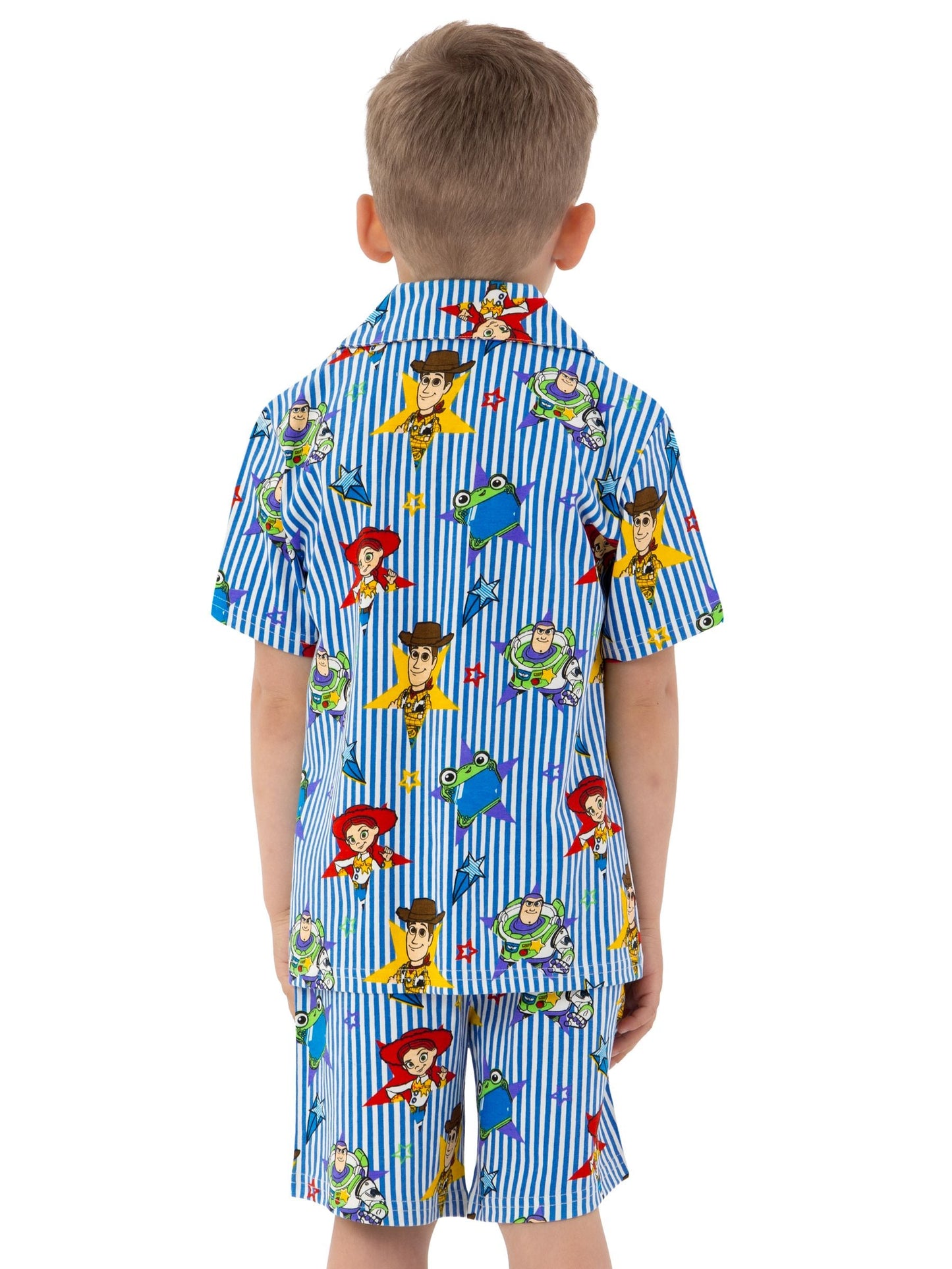 Dsiney Kidz - Character Blue Disney Toy Story Button Up Short Sleeve Pyjamas image 3