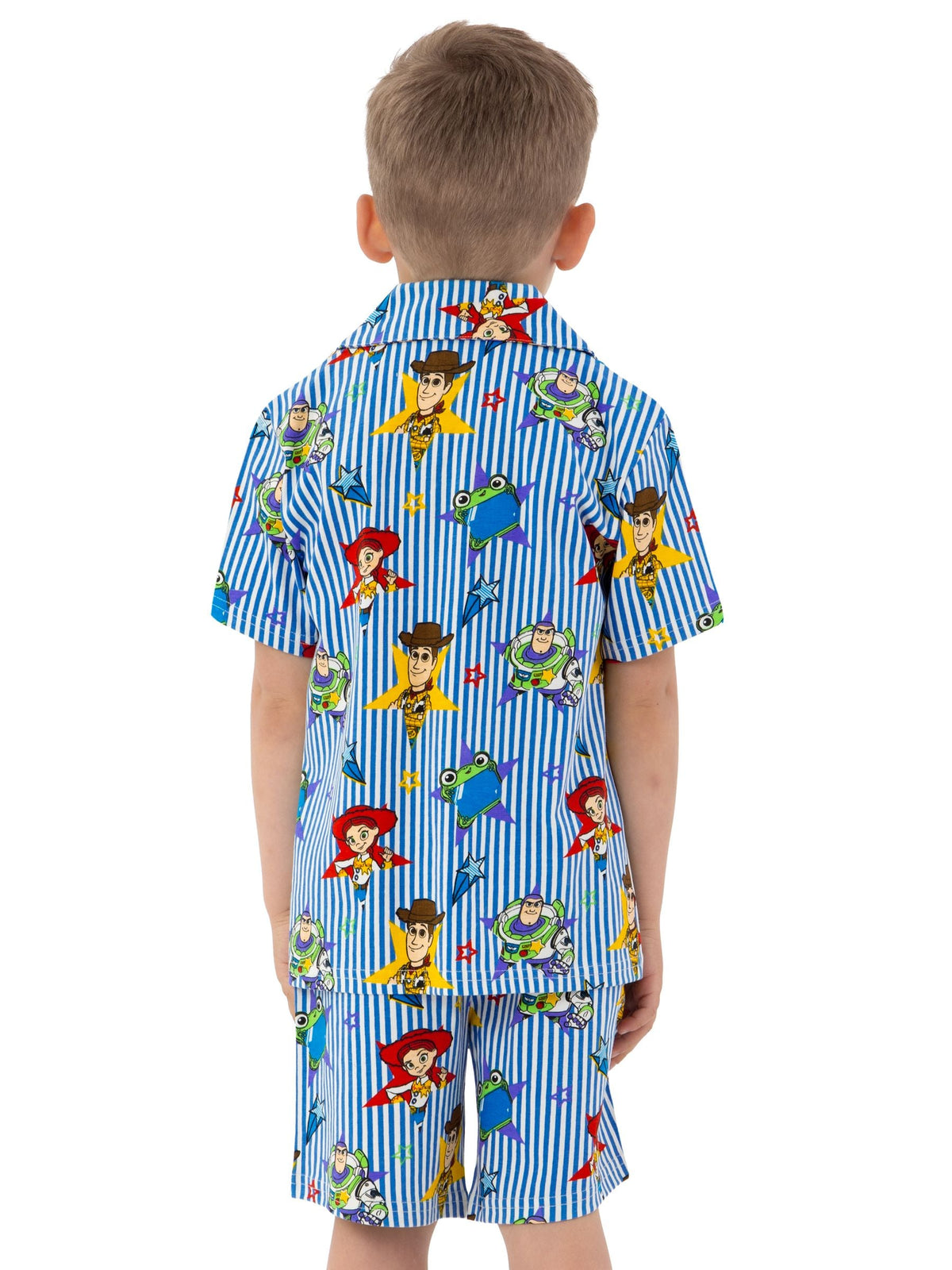 Dsiney Kidz - Character Blue Disney Toy Story Button Up Short Sleeve Pyjamas image 3