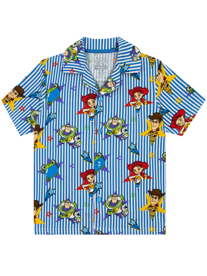 Dsiney Kidz - Character Blue Disney Toy Story Button Up Short Sleeve Pyjamas image 5