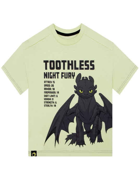 Character Green How To Train Your Dragon Night Fury T-Shirt - image 1
