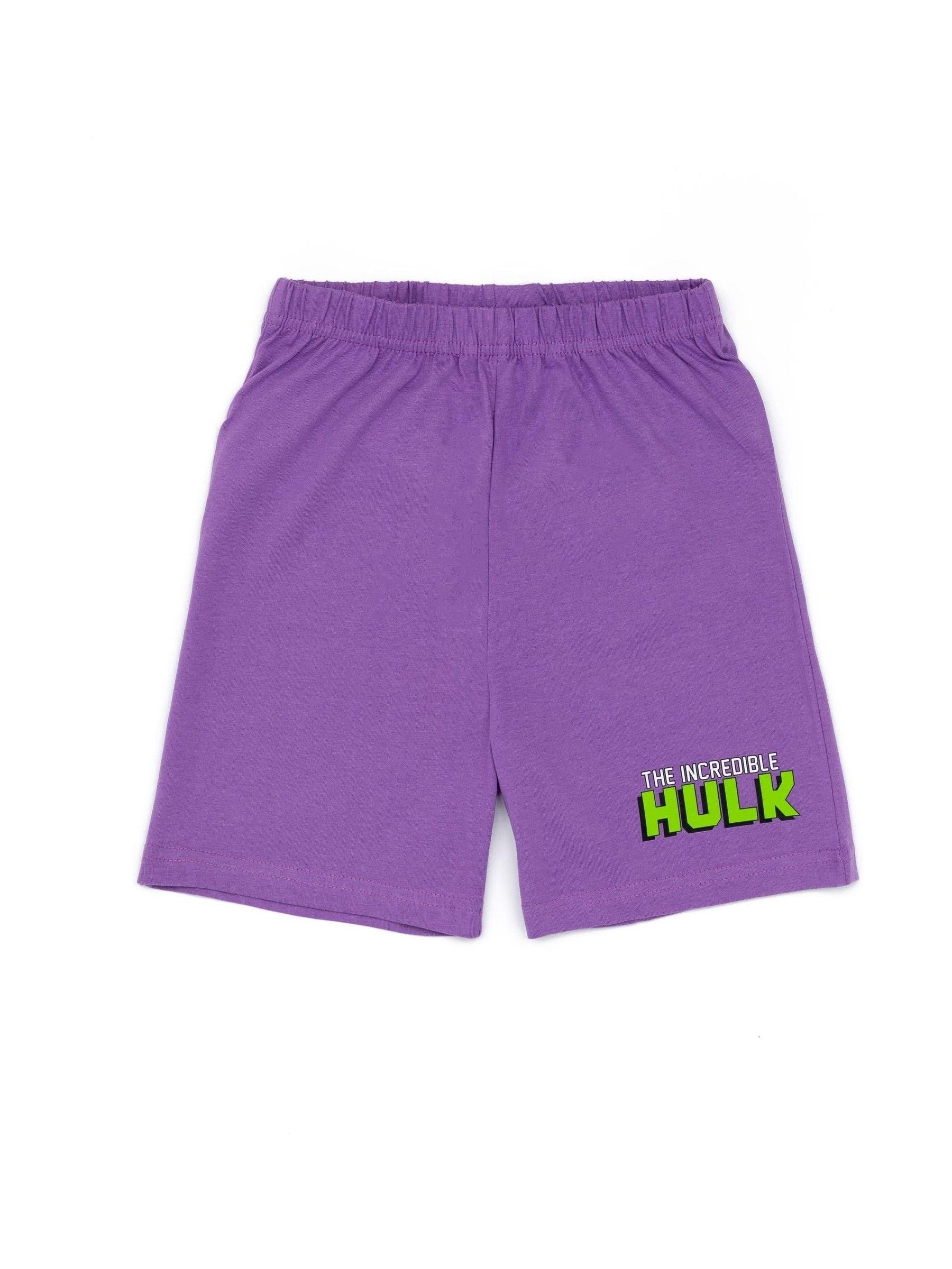 Dsiney Kidz - Vanilla Underground Green Hulk Vanilla Underground Boys Green Licensing Short 100% Cotton Pyjamas image 3