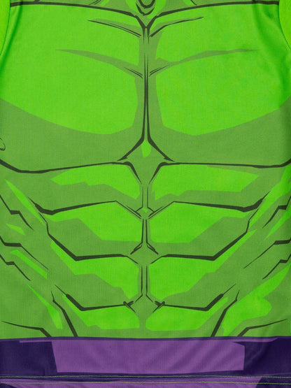 Dsiney Kidz - Vanilla Underground Green Hulk Vanilla Underground Boys Green Licensing Short 100% Cotton Pyjamas image 4