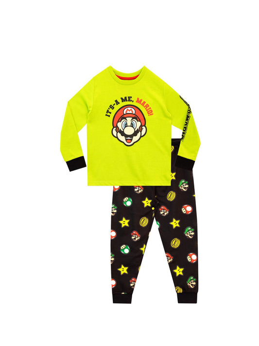 Character Green Super Mario It's-a Me, Mario! Pyjamas - image 1