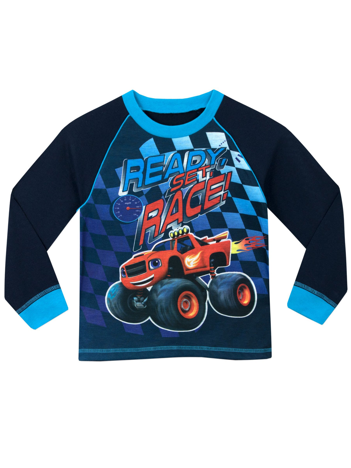 Character Blue Blaze And The Monsters Machines Ready Race Pyjamas Set - image 5