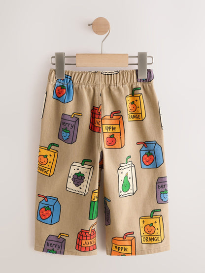 Multi Coloured Juice Box Pull On Wide Trousers (3mths-7yrs) - image 2