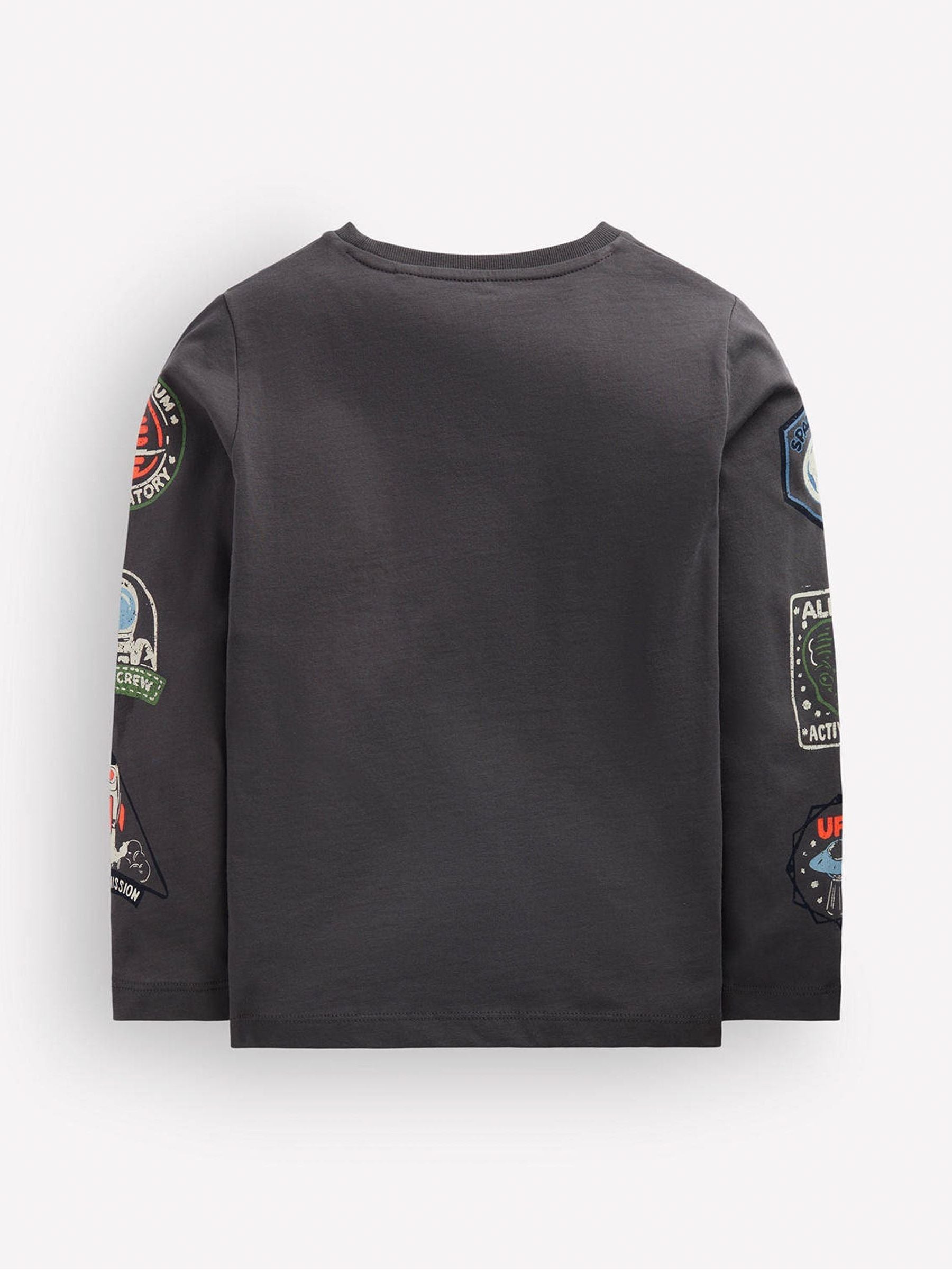 Dsiney Kidz - Boden Grey Long Sleeve Glow T-Shirt image 3