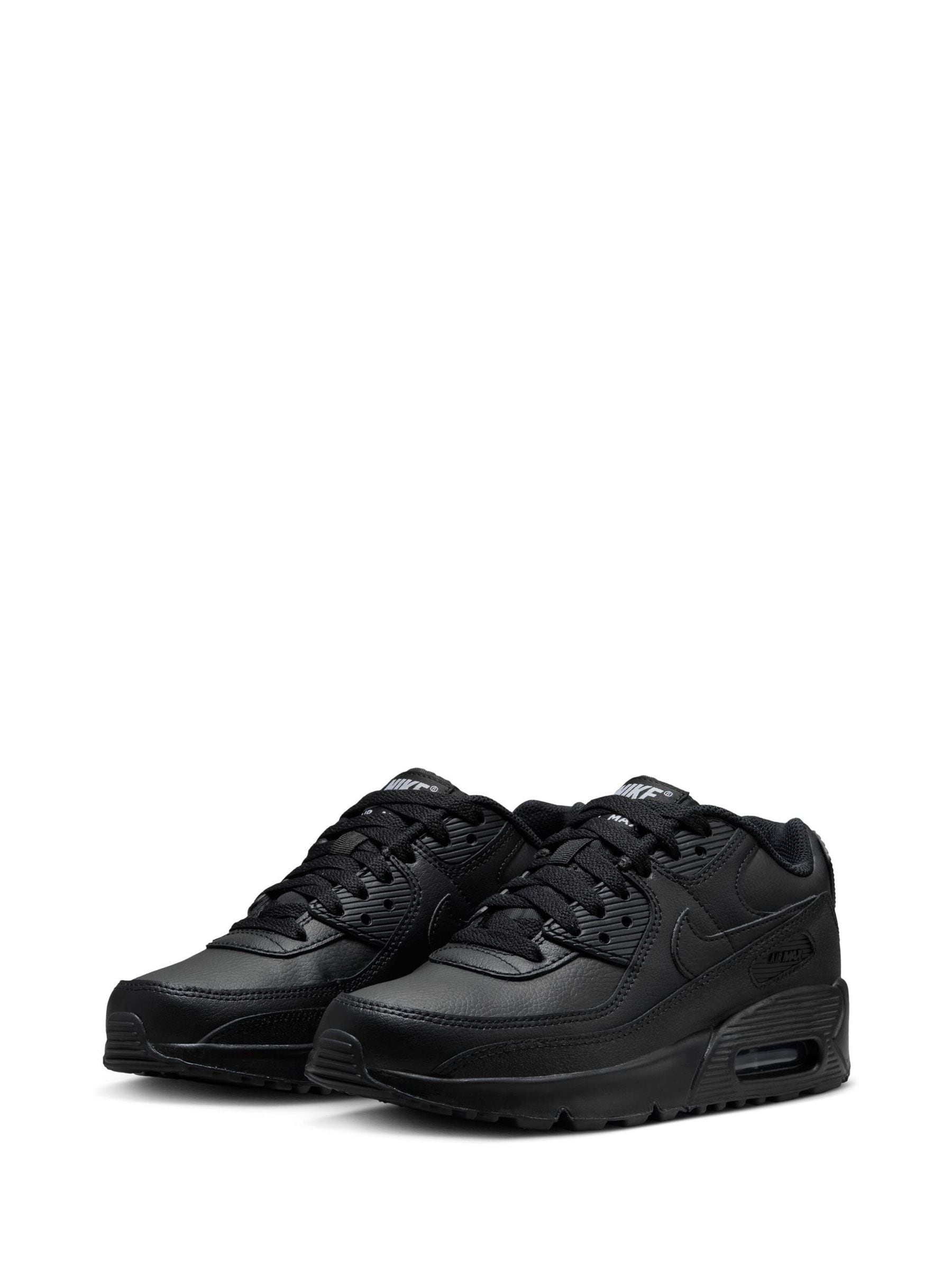 Nike Black Youth Air Max 90 Easy On Trainers image 2