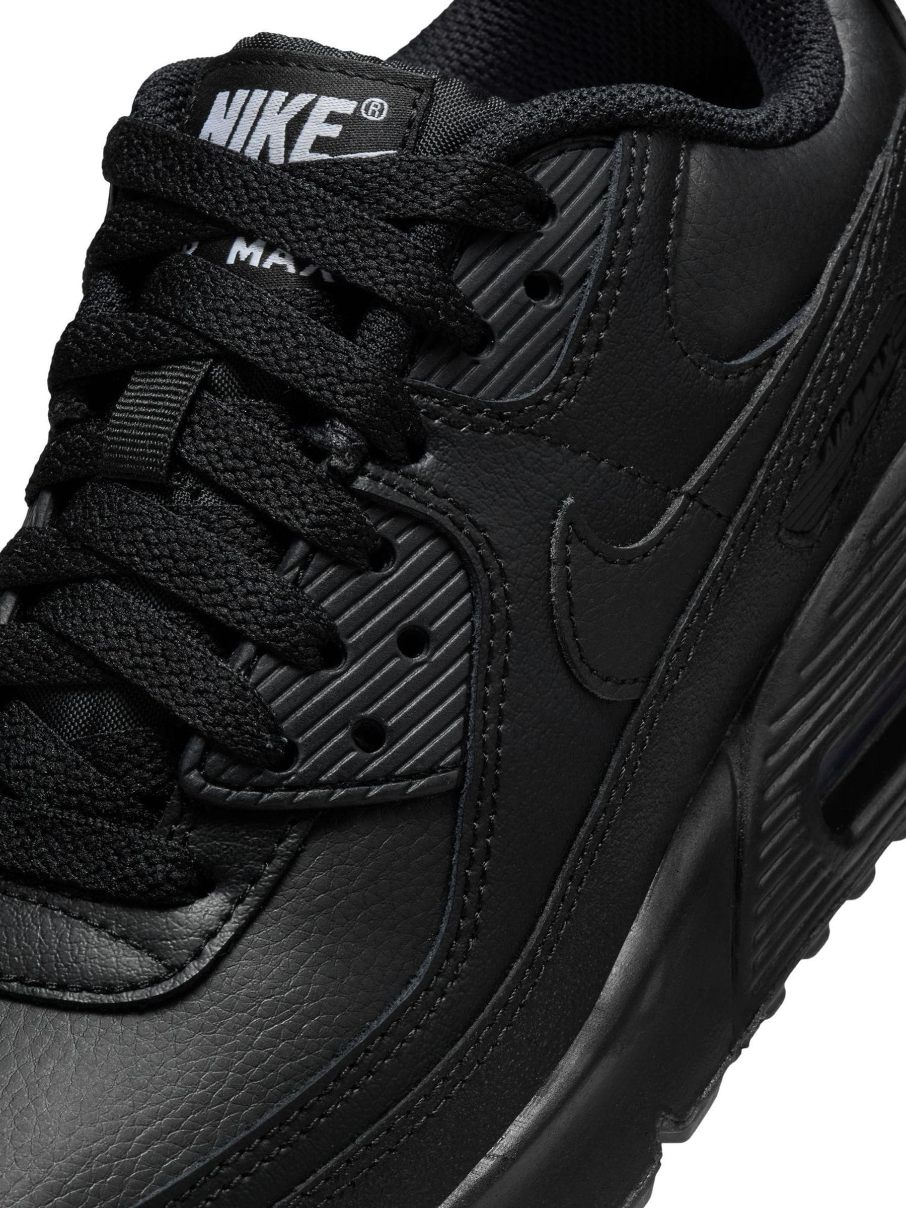 Nike Black Youth Air Max 90 Easy On Trainers image 7