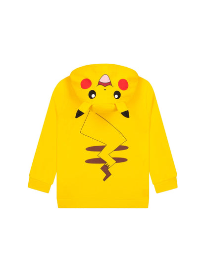 Dsiney Kidz - Character Yellow Pokemon Pikachu Hooded Sweatshirt With 3D Ears image 3