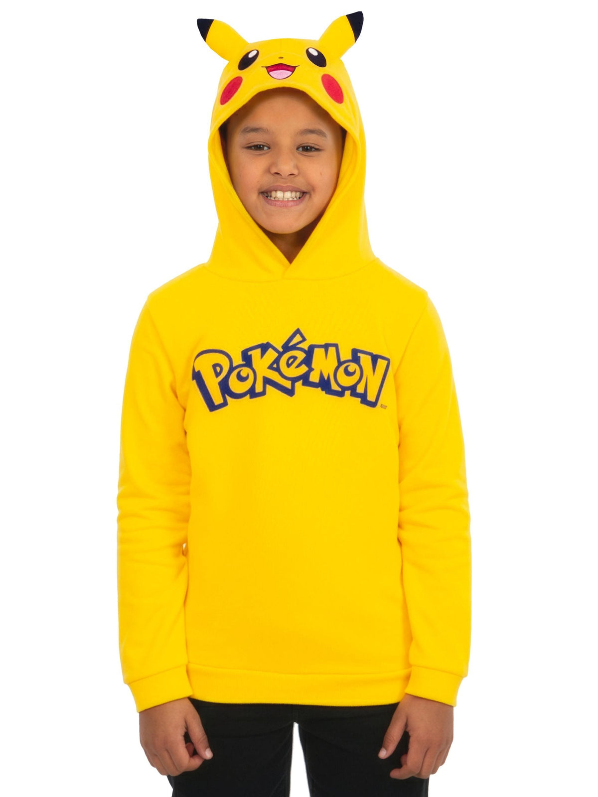 Dsiney Kidz - Character Yellow Pokemon Pikachu Hooded Sweatshirt With 3D Ears image 6