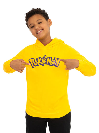 Dsiney Kidz - Character Yellow Pokemon Pikachu Hooded Sweatshirt With 3D Ears image 8