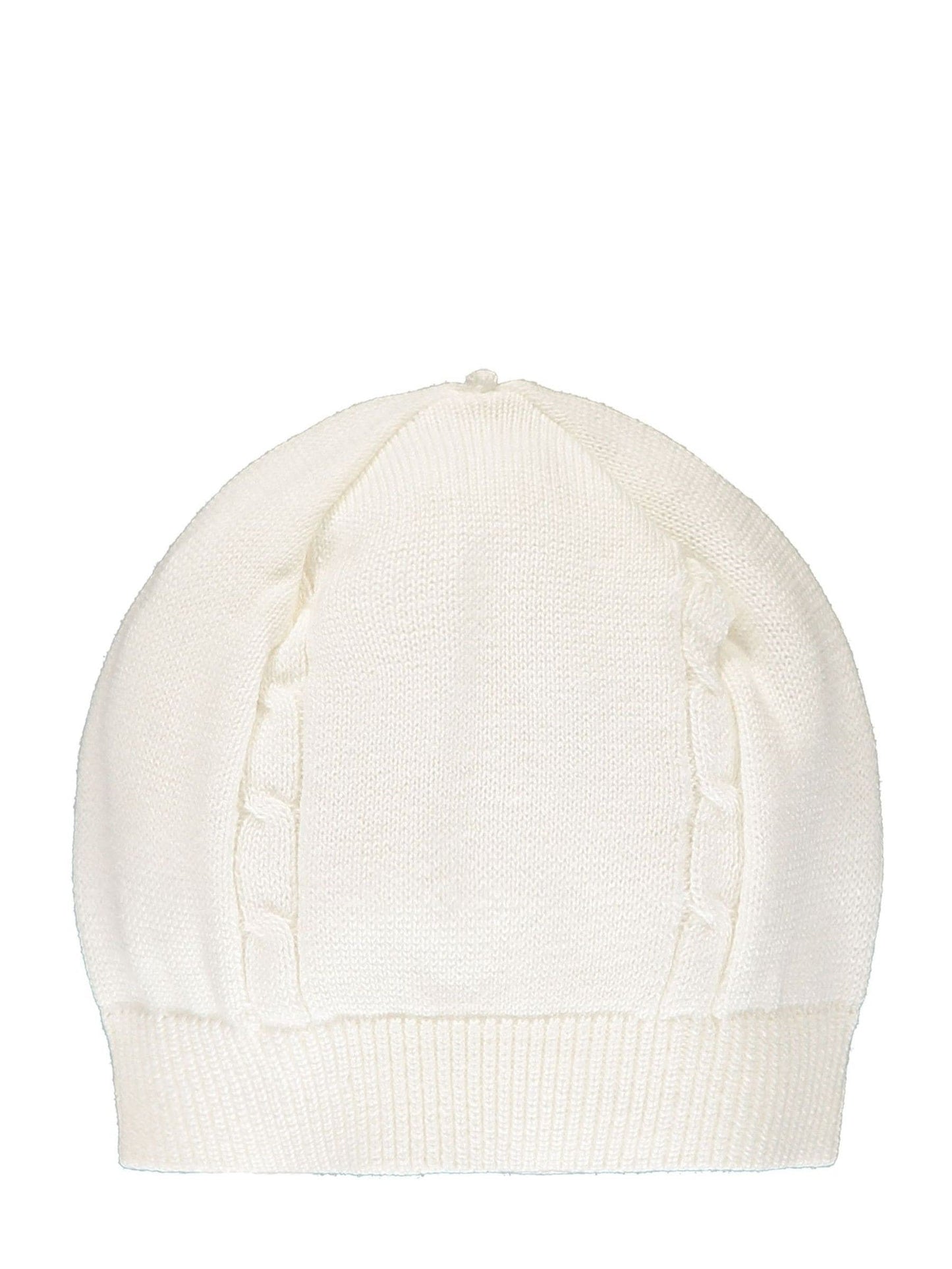 Emile Et Rose White 100% Cotton Cable Knit Upper & Velour Lower Aio With Hat image 4