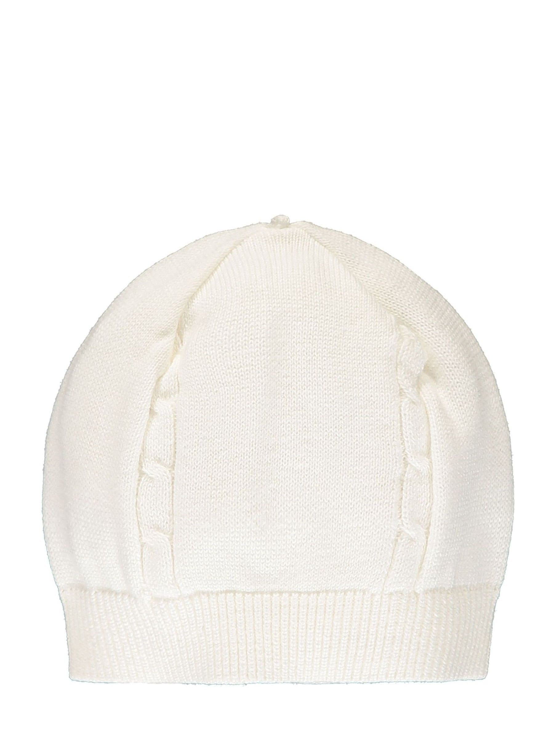 Emile Et Rose White 100% Cotton Cable Knit Upper & Velour Lower Aio With Hat image 4