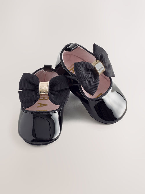 Baker by Ted Baker Baby Girls Padders Shoes With Bow image 1