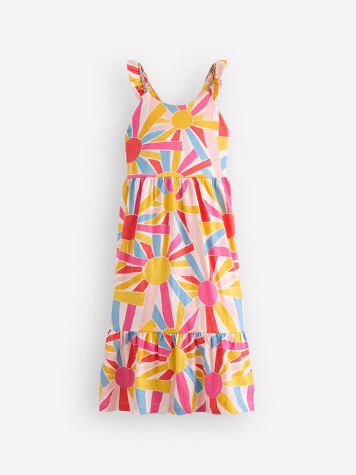 Dsiney Kidz - Boden Cream Cross-back Midi Jersey Dress image 1