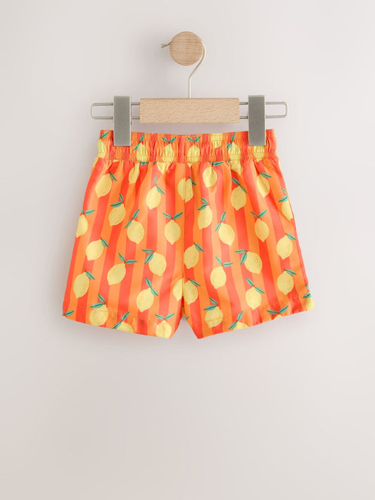 Dsiney Kidz - Orange Lemon Printed Swim Shorts (3mths-7yrs) image 2