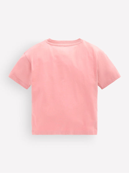 Dsiney Kidz - Boden Pink Short Sleeve Printed T-Shirt image 2