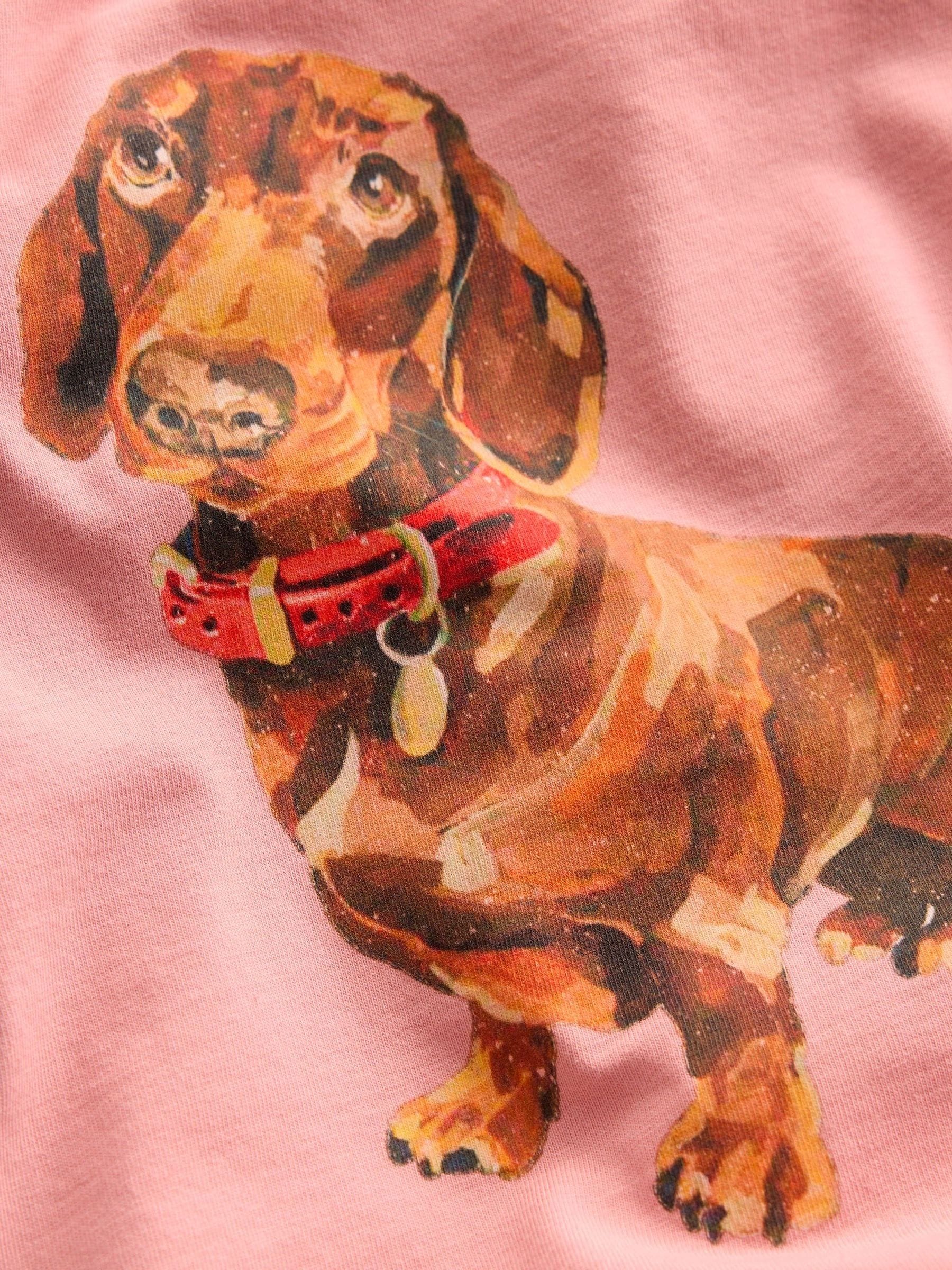 Dsiney Kidz - Boden Pink Short Sleeve Printed T-Shirt image 3