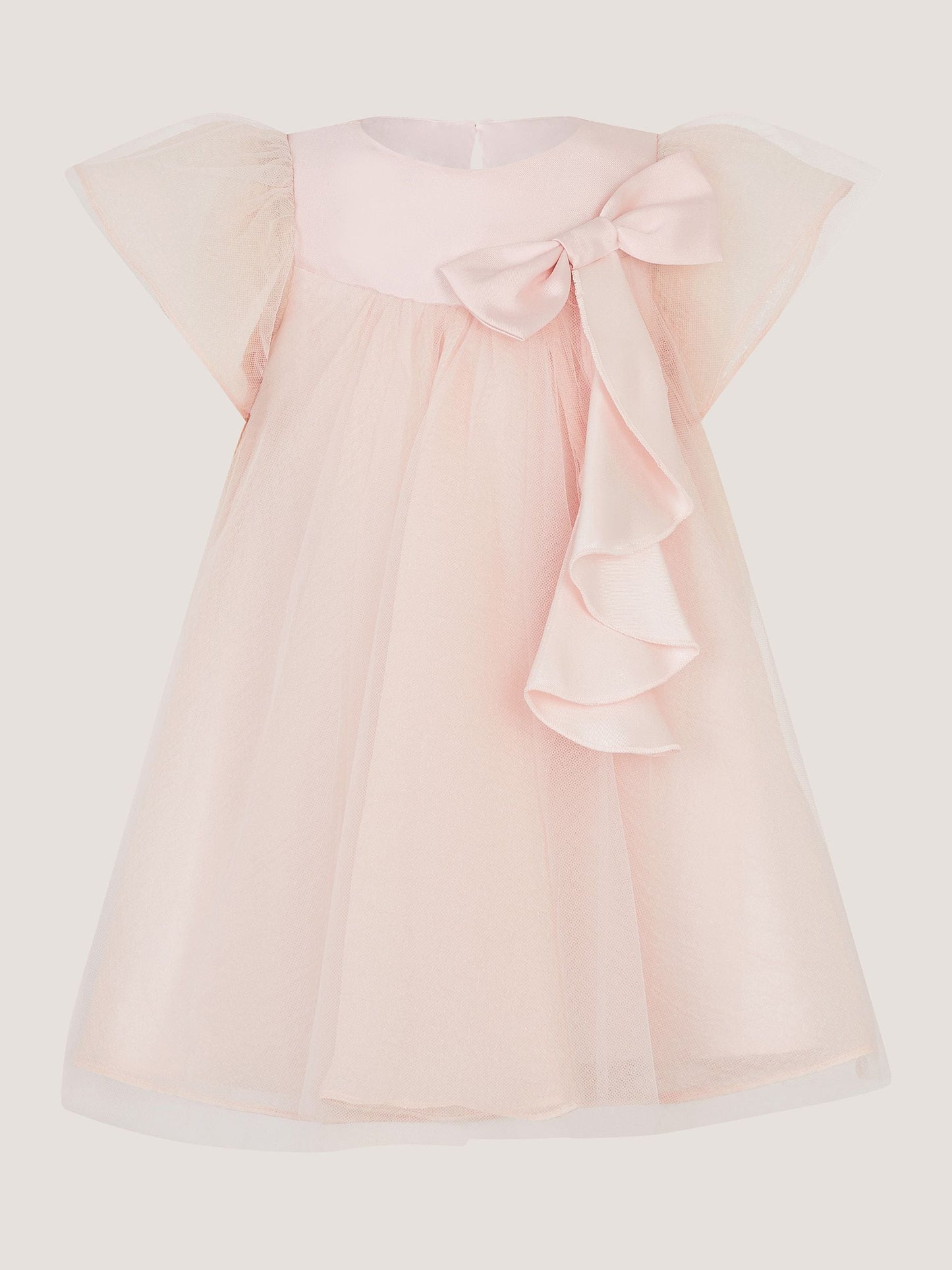 Dsiney Kidz - Monsoon Pink Baby Winnie Satin Bow Party Dress image 2