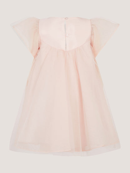 Dsiney Kidz - Monsoon Pink Baby Winnie Satin Bow Party Dress image 3