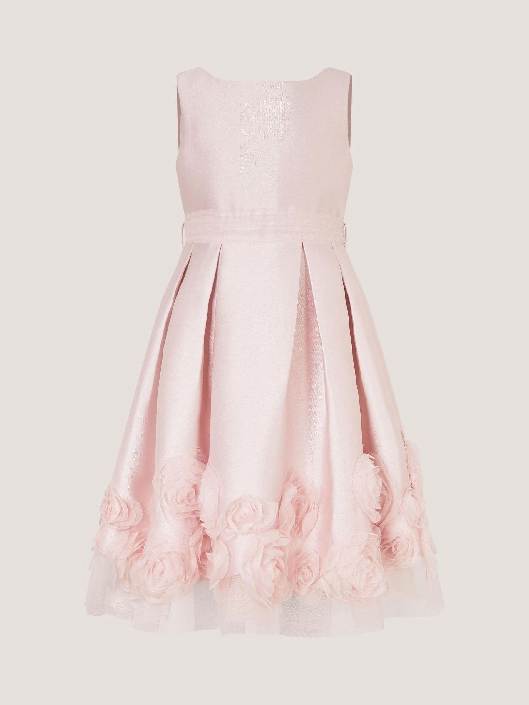 Dsiney Kidz - Monsoon Pink Appliqué Rose Party Dress image 2