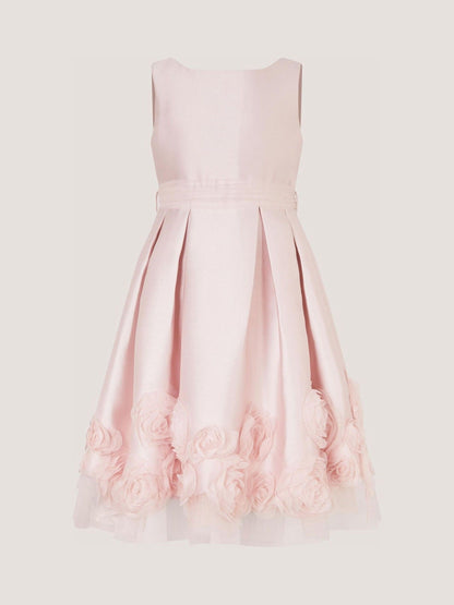 Dsiney Kidz - Monsoon Pink Appliqué Rose Party Dress image 2