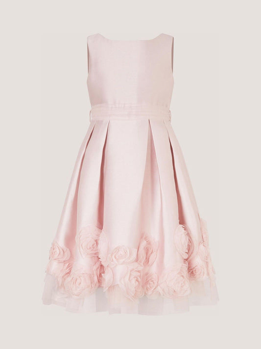 Dsiney Kidz - Monsoon Pink Appliqué Rose Party Dress image 2