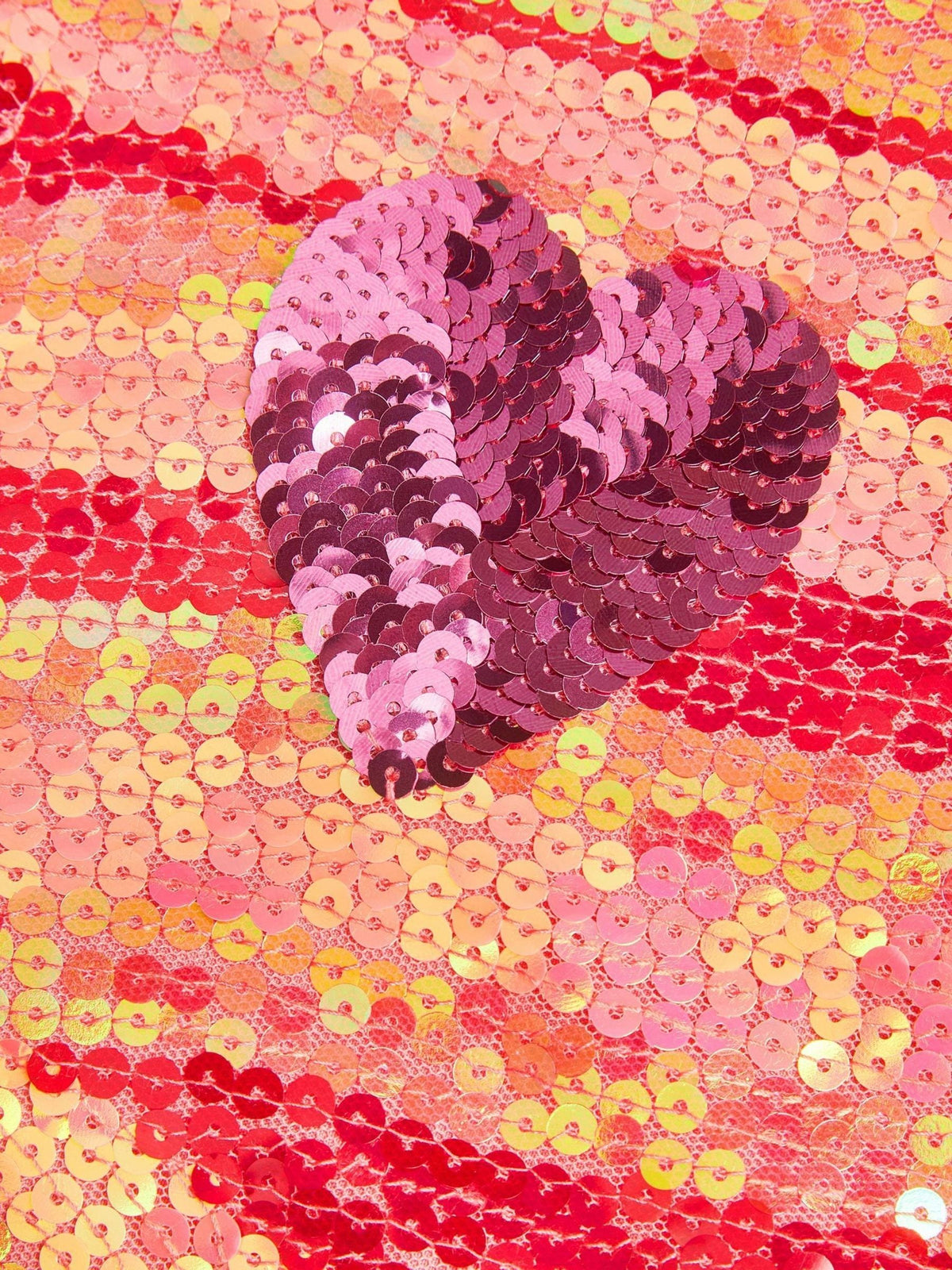 Dsiney Kidz - Monsoon Pink Sequin Heart Party Dress image 3