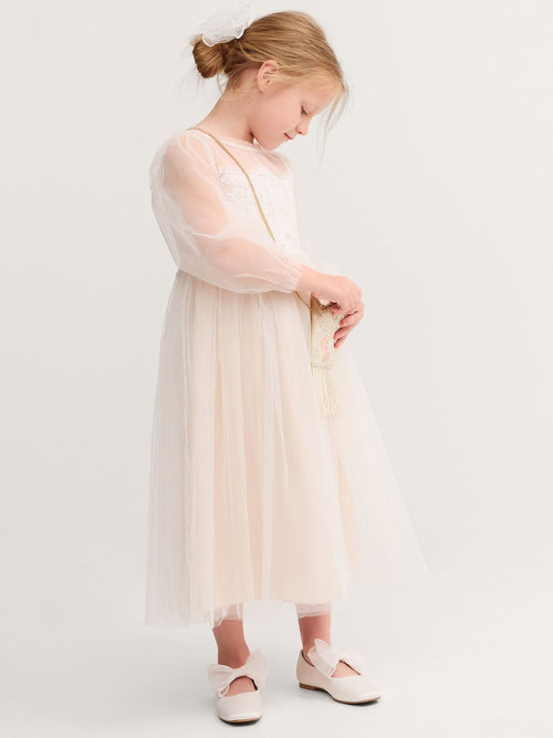 Dsiney Kidz - Monsoon White Paige Lace Party Dress image 1