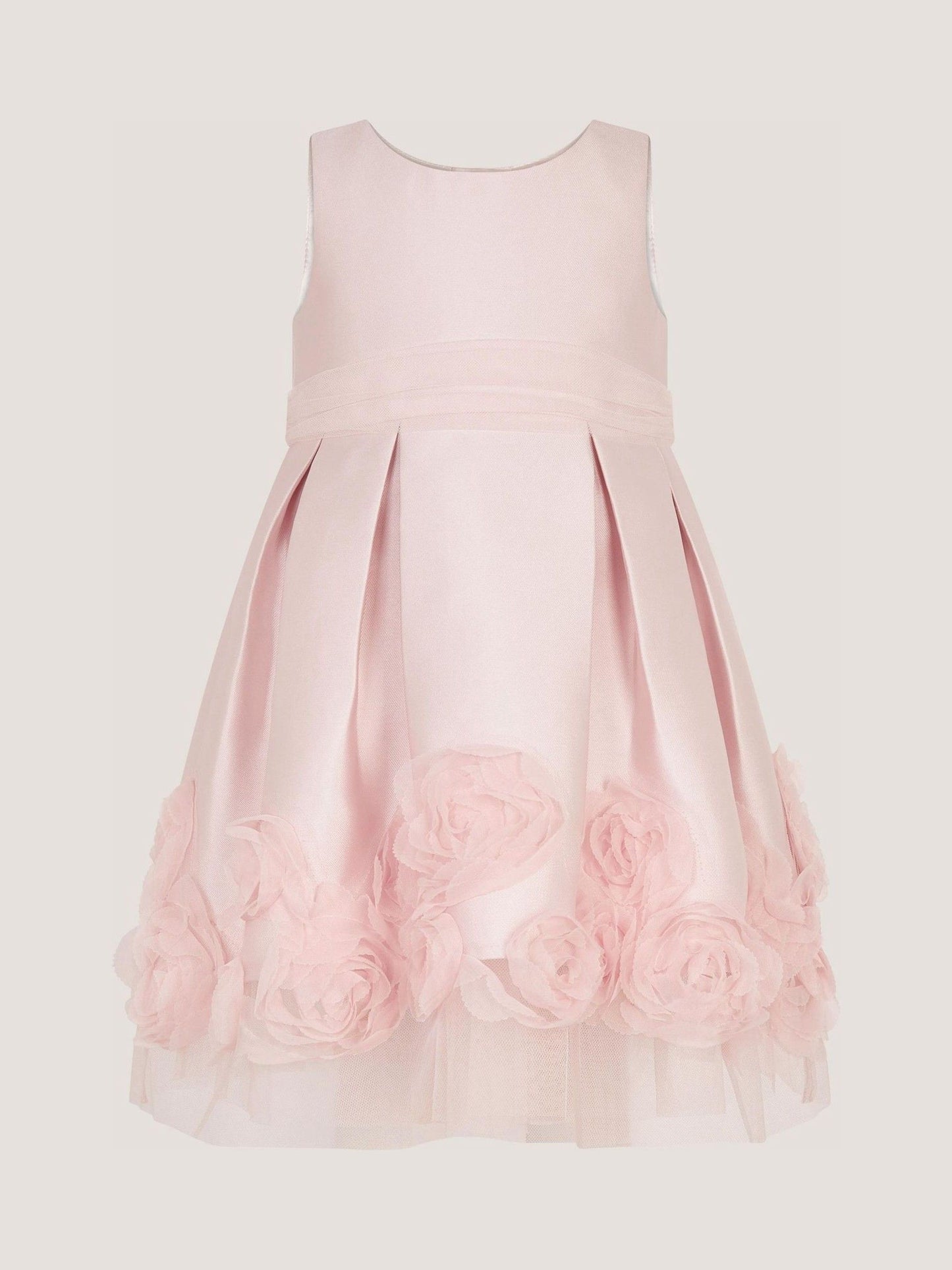 Dsiney Kidz - Monsoon Pink Baby Appliqué Rose Party Dress image 2