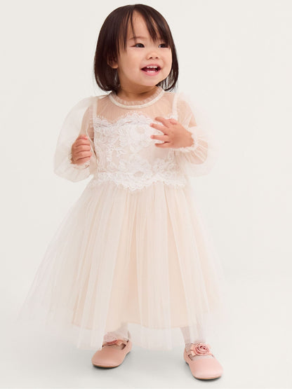 Dsiney Kidz - Monsoon White Baby Paige Lace Party Dress image 1