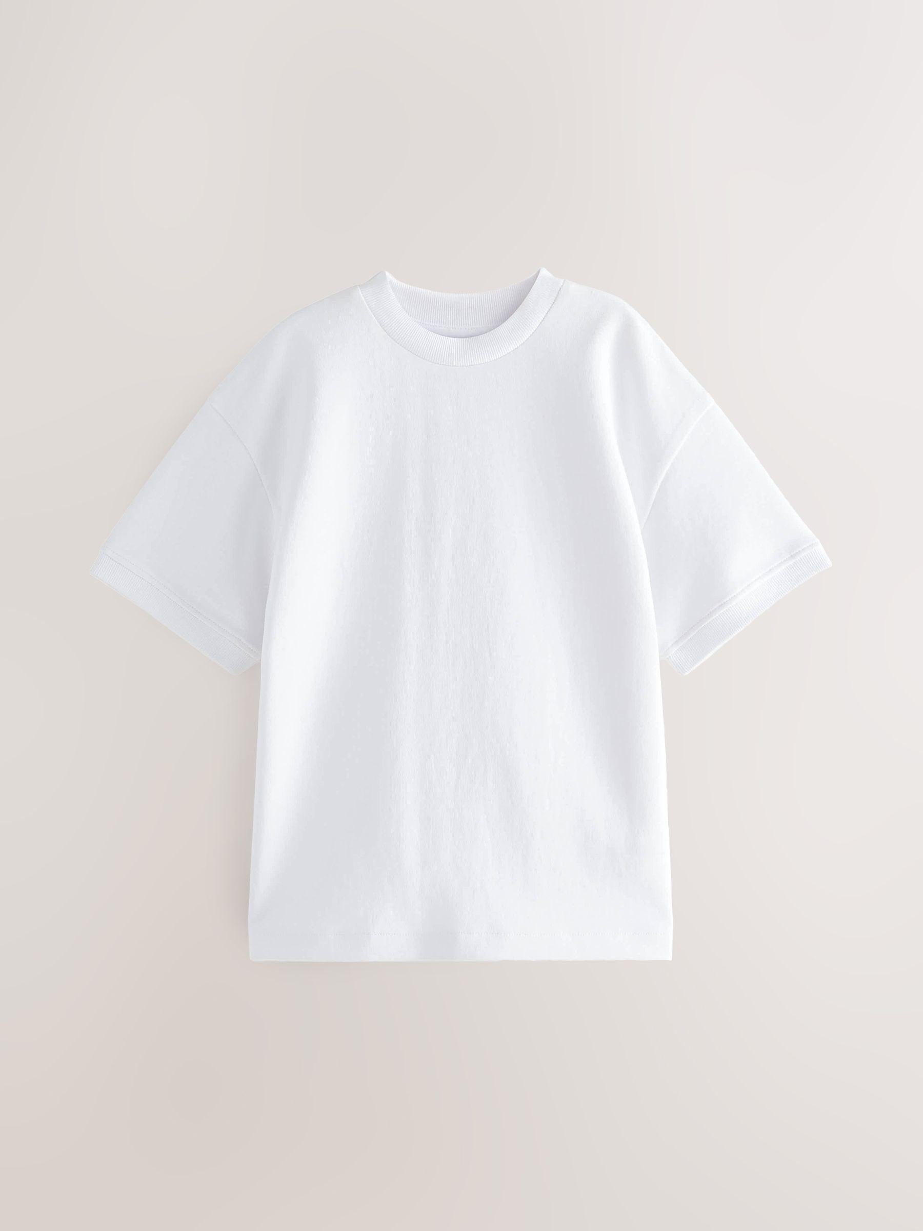 Dsiney Kidz - White Relaxed Fit Heavyweight T-Shirt (3-16yrs) image 1