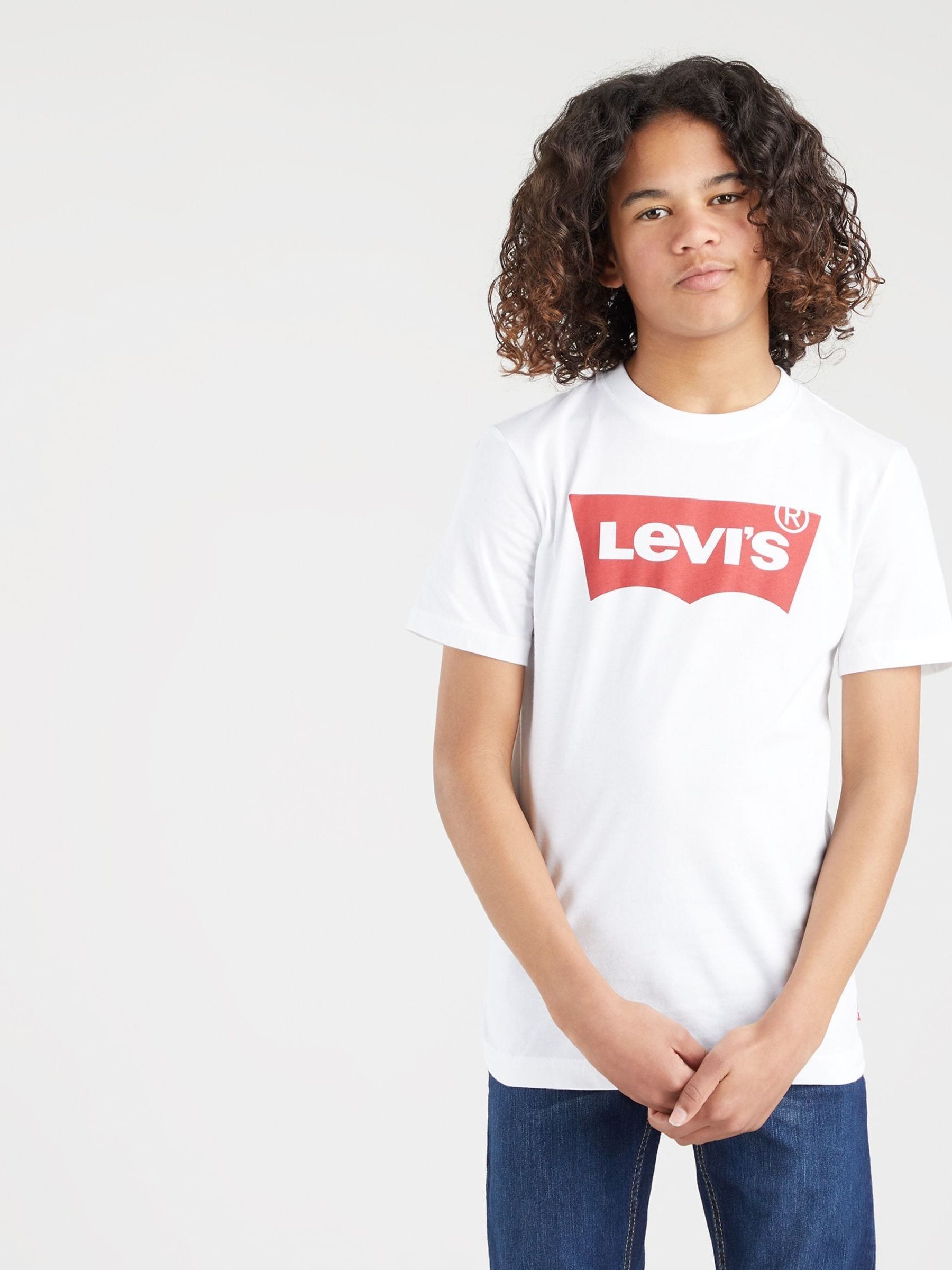 Dsiney Kidz - Levi's® White Cotton Short Sleeve T-Shirt image 2
