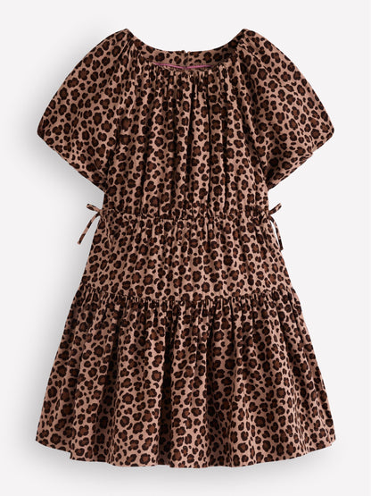 Dsiney Kidz - Boden Brown Bow Waist Woven Dress image 1