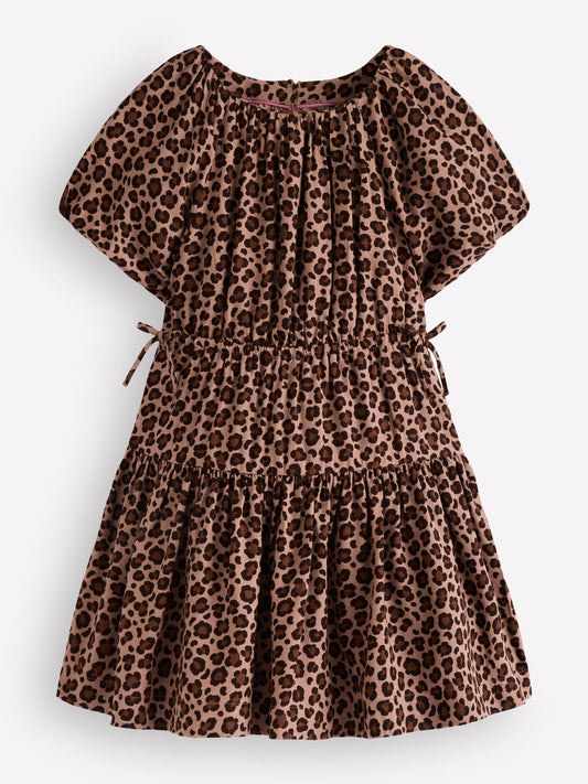 Dsiney Kidz - Boden Brown Bow Waist Woven Dress image 1