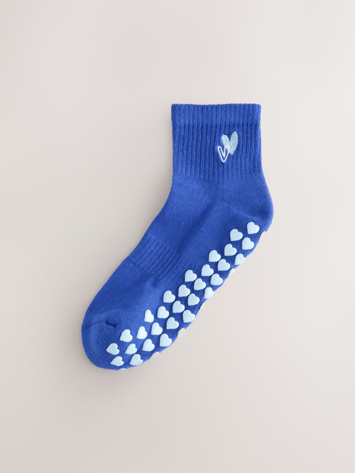 Light Blue Pilates Gripper Socks 2 Pack - image 4