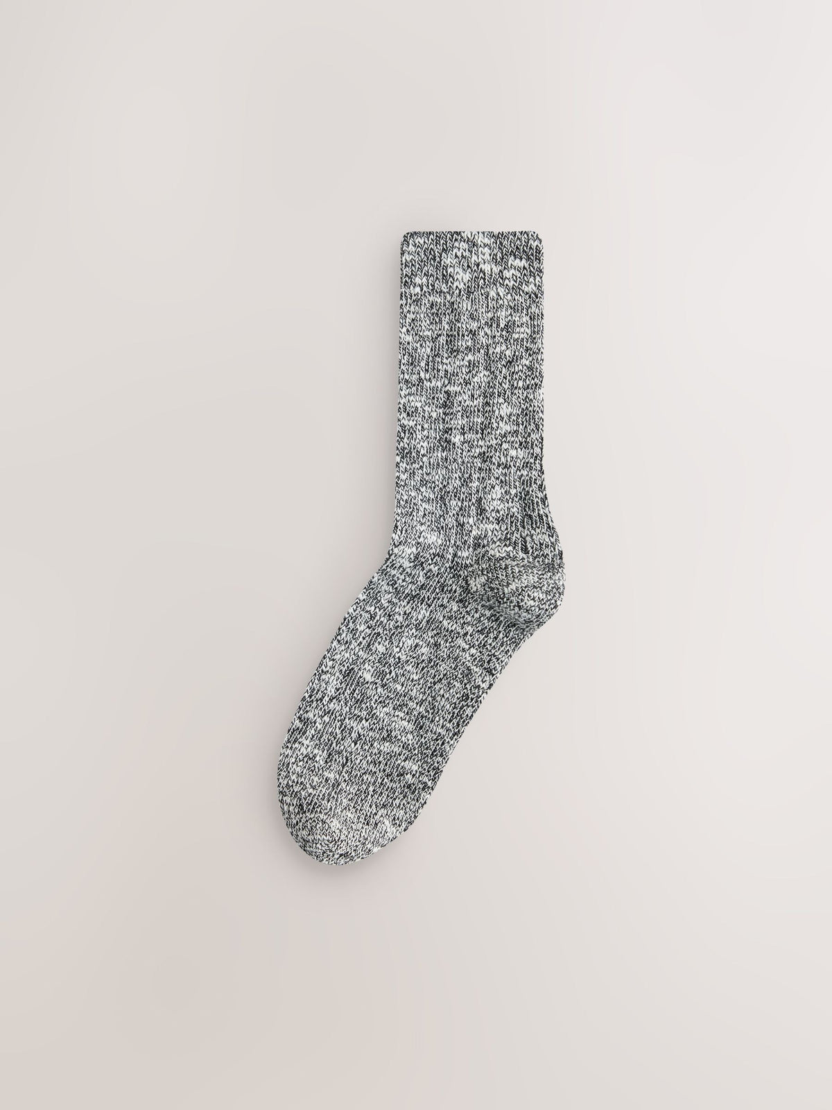 Monochrome Tonal Cotton Slub Slouchy Ankle Socks 3 Pack - image 3