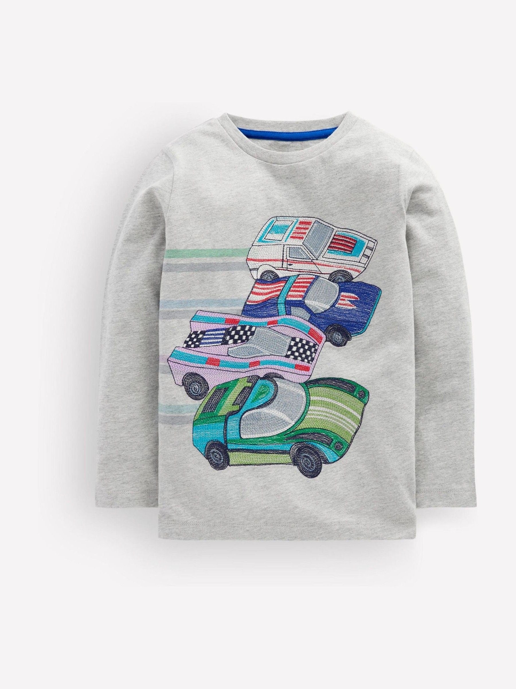 Dsiney Kidz - Boden Grey Longsleeve Superstitch T-Shirt image 1