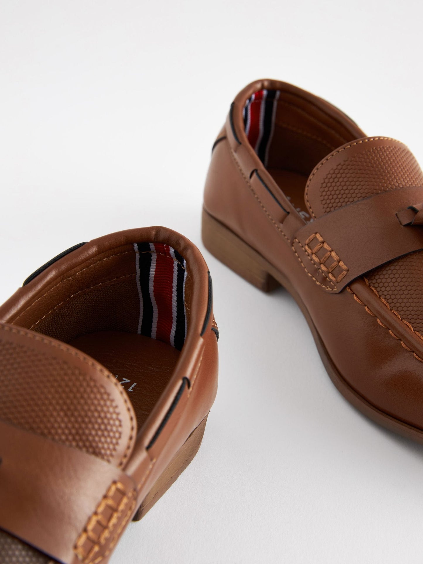 Tan Tassel Standard Fit (F) Smart Loafers image 4