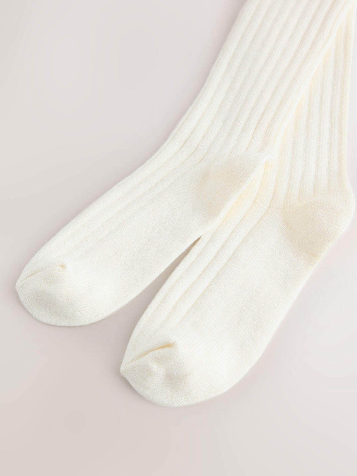 Cream Slouchy Ribbed Ankle Socks 1 Pack - image 3