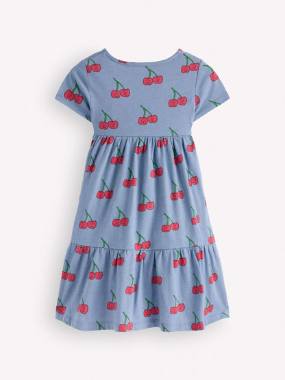 Dsiney Kidz - Boden Blue Ariel Twirly Jersey Dress image 2