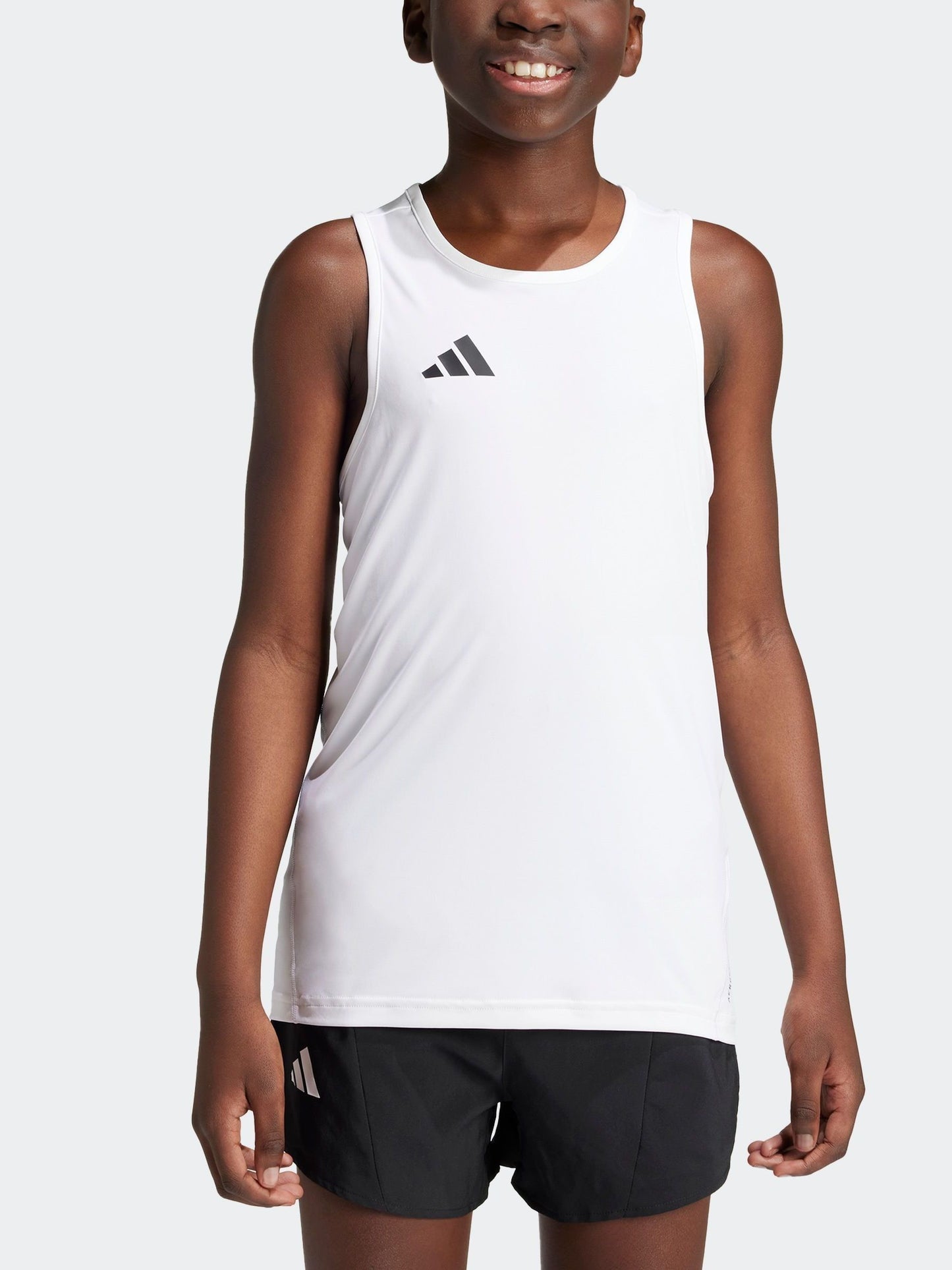 Dsiney Kidz - adidas White Team Kids Tank Top image 2