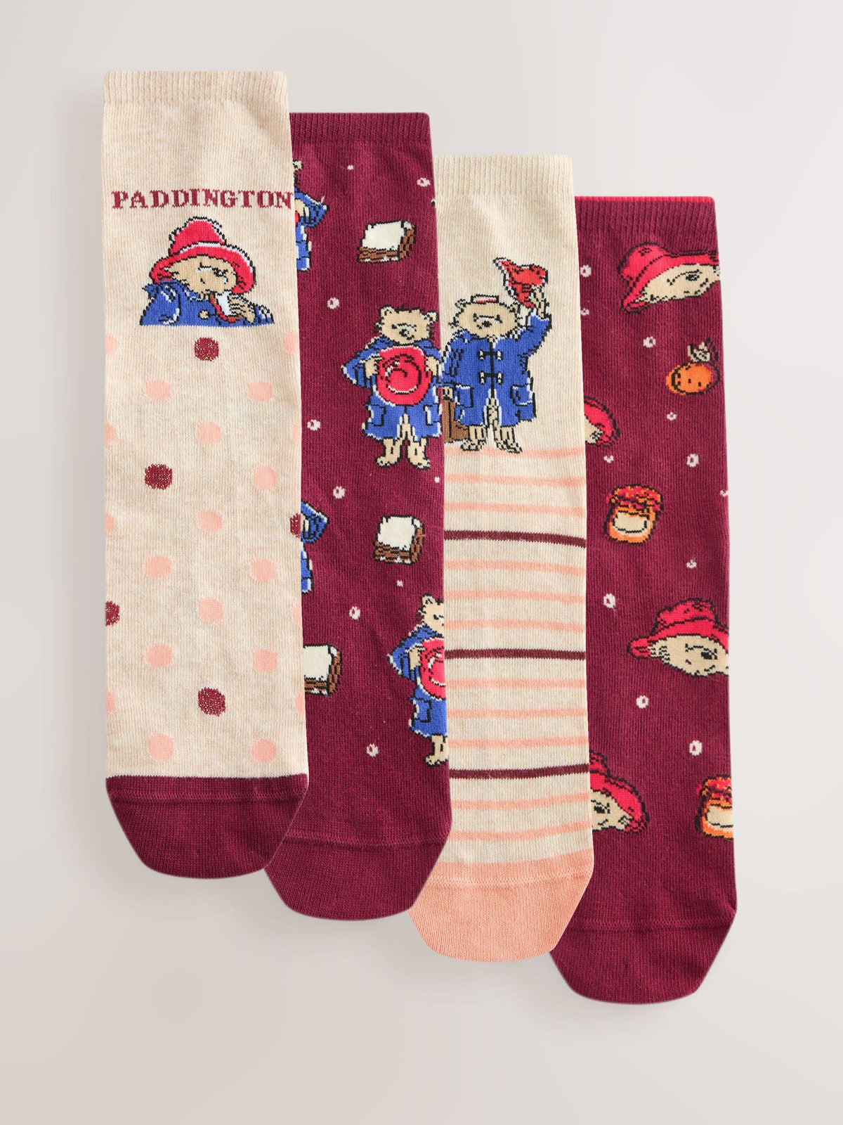Paddington Bear Licensed Ankle Socks 4 Pack - image 1