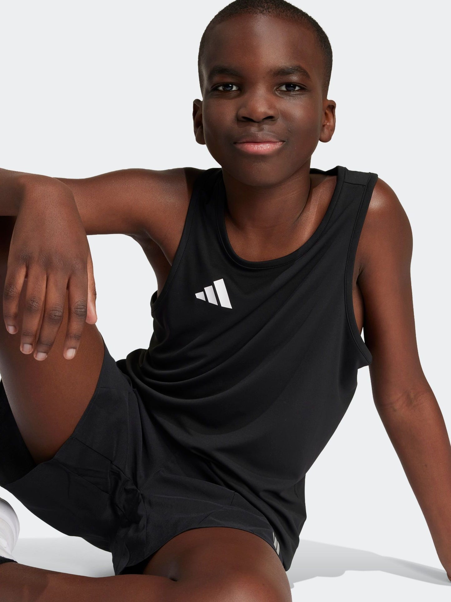 Dsiney Kidz - adidas Black Team Kids Tank Top image 4