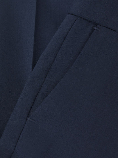 Reiss Navy Hope 3-9 yrs Wool Blend Adjustable Trousers image 6