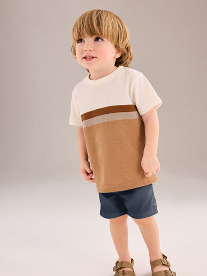 Dsiney Kidz - Navy Chino Shorts (3mths-7yrs) image 2