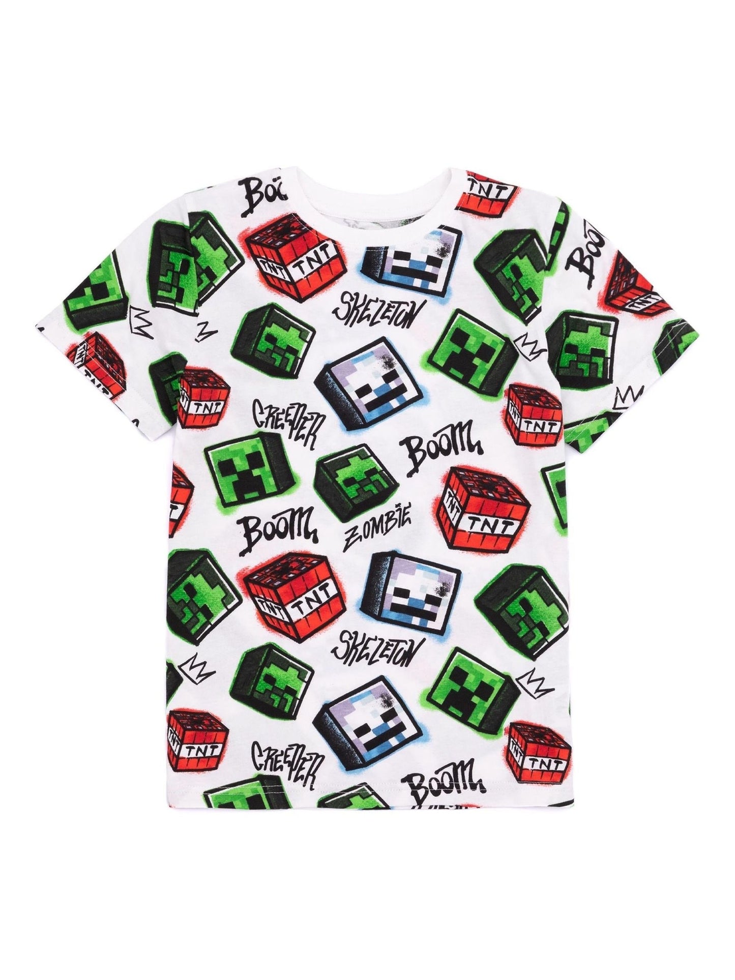 Vanilla Underground Boys 100% Cotton Minecraft T-Shirts 2 Pack image 2