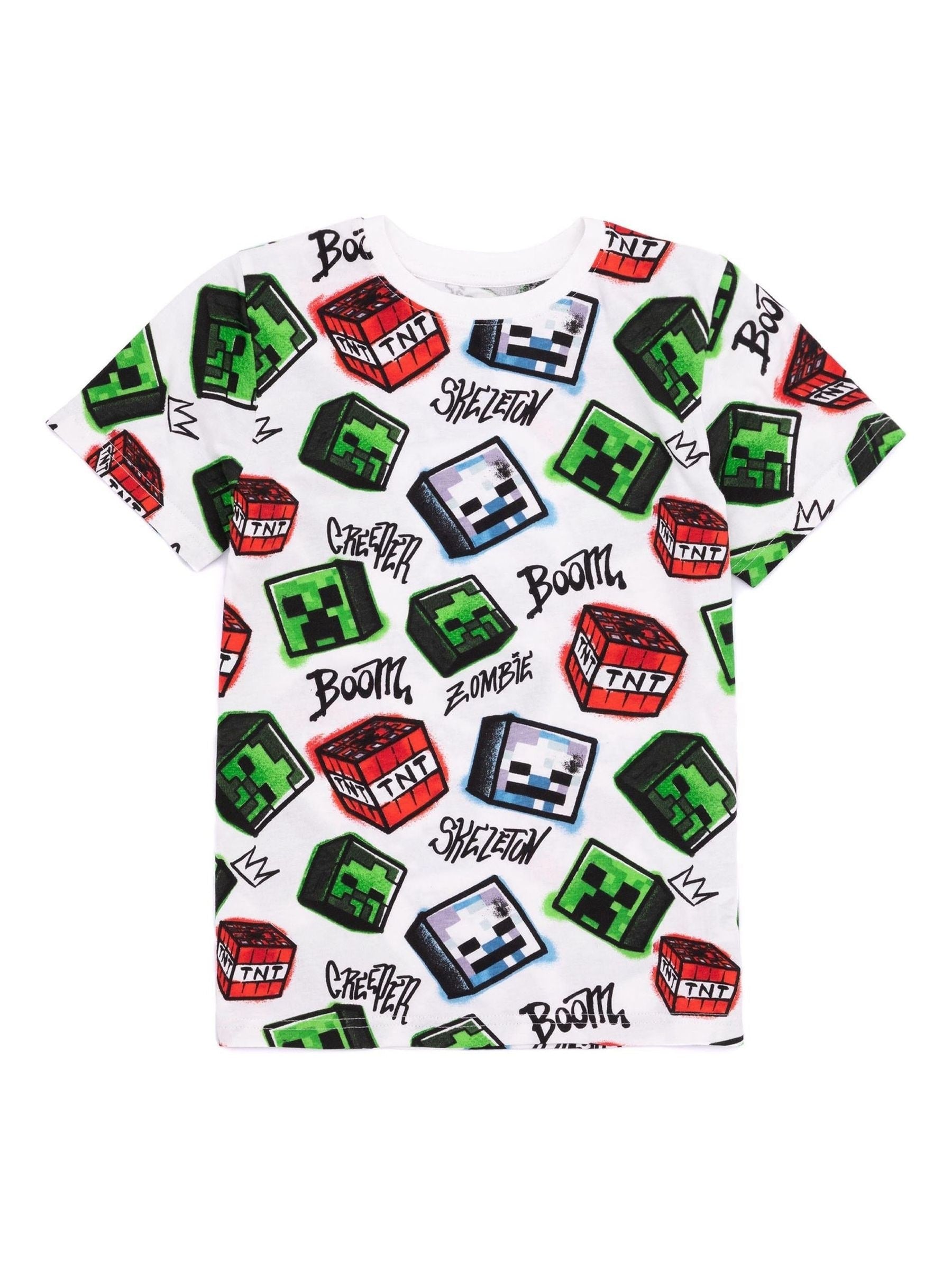 Vanilla Underground Boys 100% Cotton Minecraft T-Shirts 2 Pack image 2