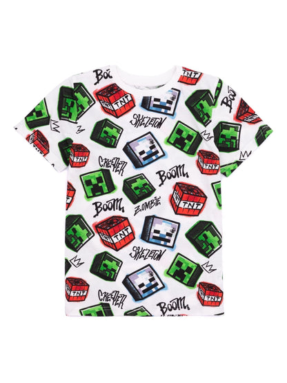 Vanilla Underground Boys 100% Cotton Minecraft T-Shirts 2 Pack image 2